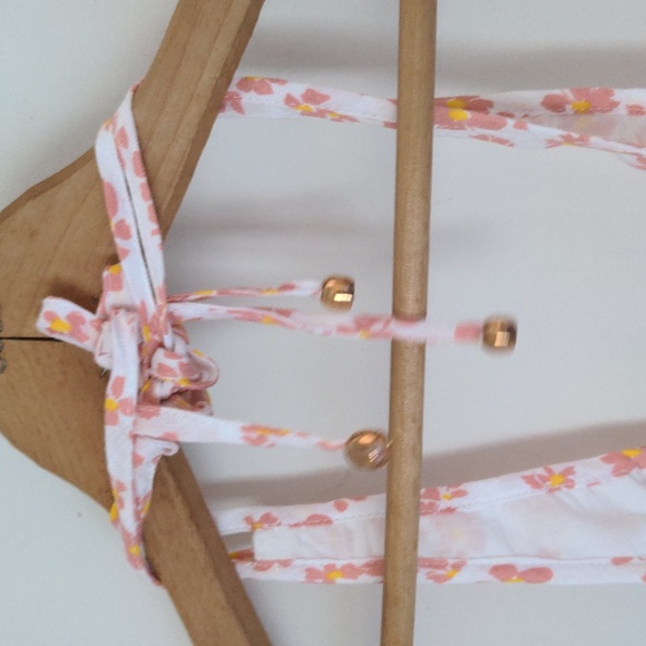 Saints + Secrets Women's Size US M Pink Floral Print Halter Dress New with Tags - Picture 9 of 14